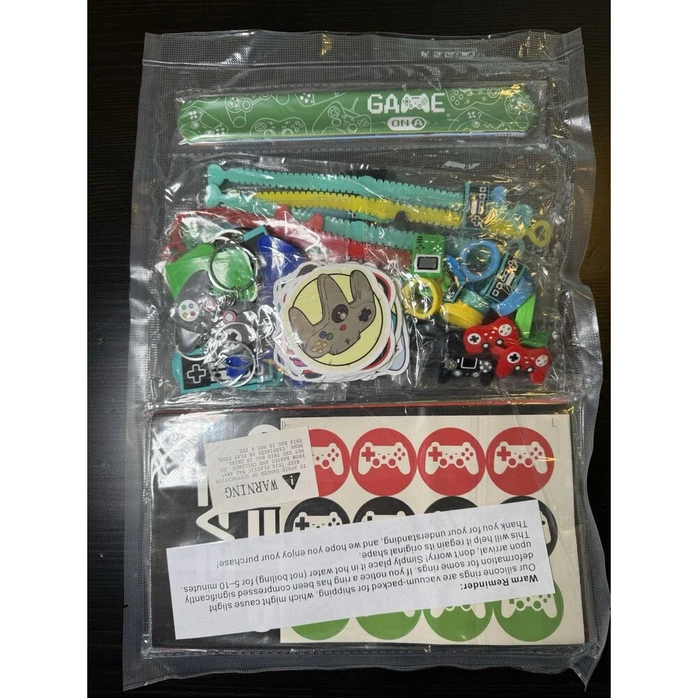 110PCS Video Game Party Favors Gamer Birthday Goodie Bags Stickers Set